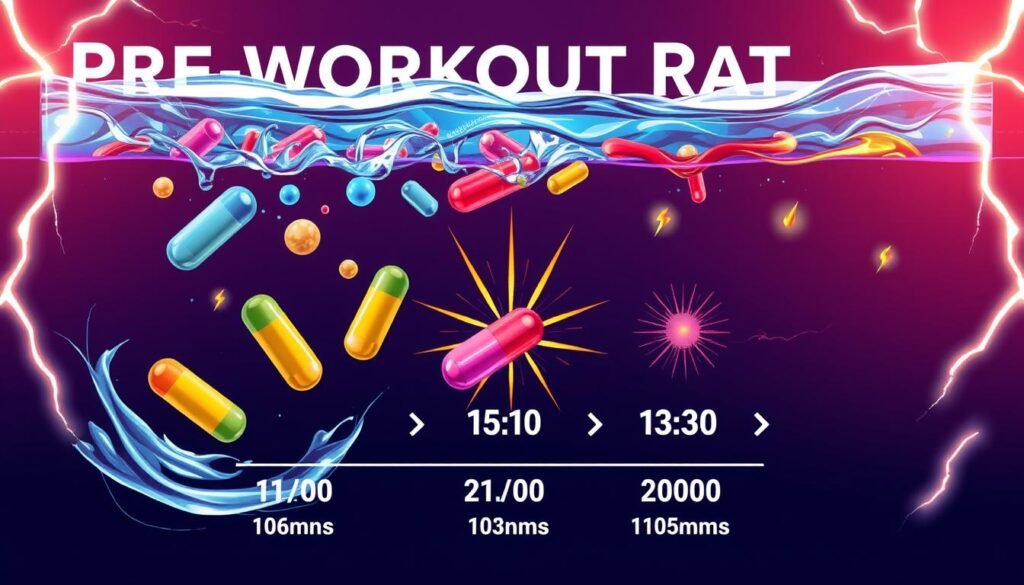 pre-workout absorption rates